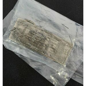 WWE WrestleMania 23 Commemorative Metal Keyring Ticket
